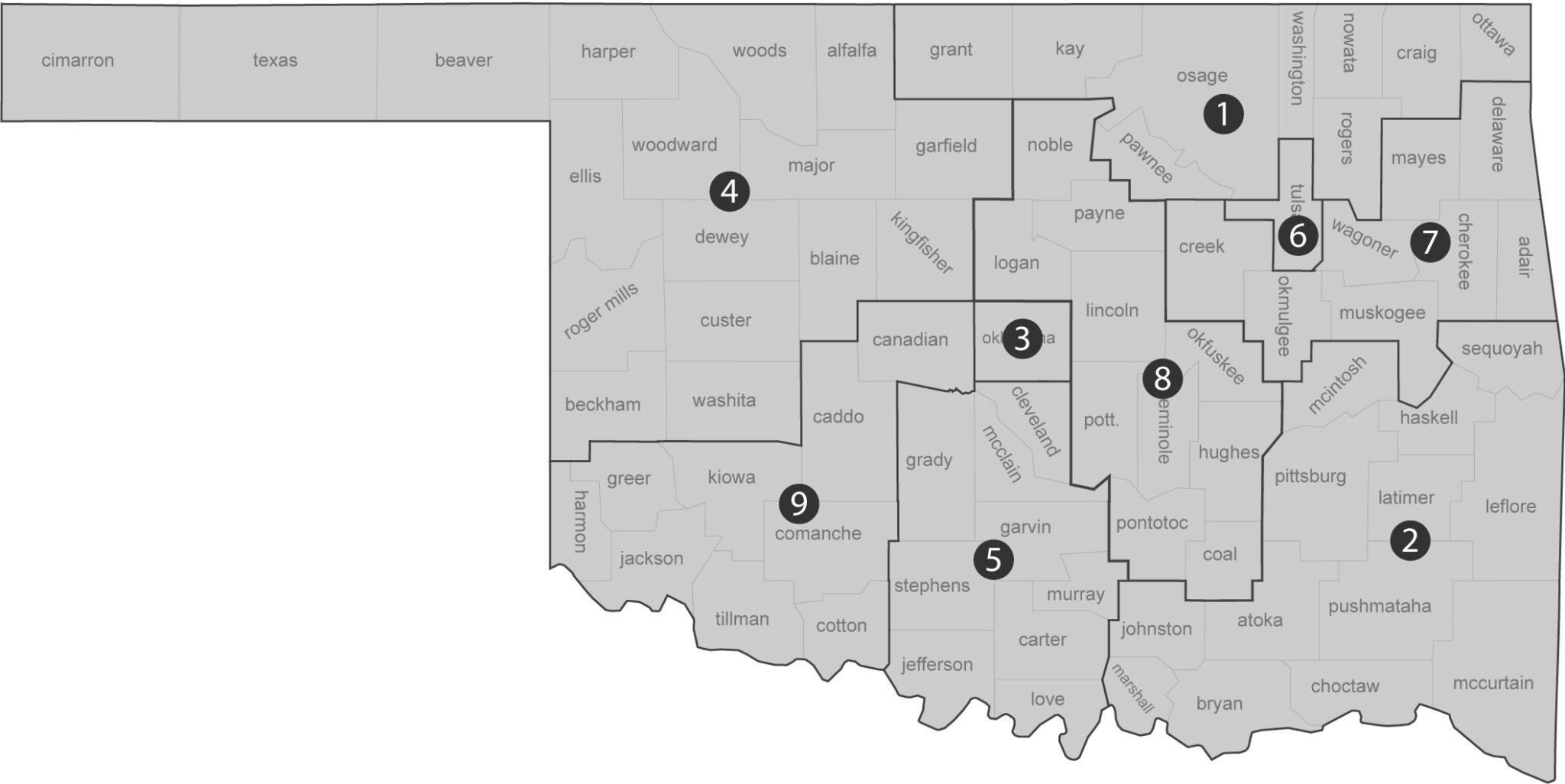 District Representation Oklahoma Supreme Court